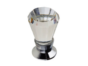 Frelan Hardware Crystal Cabinet Knob (16Mm X 30Mm), Polished Chrome With Swarovski Crystal