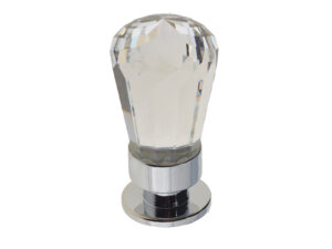 Frelan Hardware Crystal Cabinet Knob (14Mm X 35Mm), Polished Chrome With Swarovski Crystal