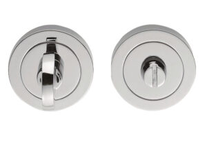 Manital Slimline Concealed Fix Turn & Release, Polished Chrome