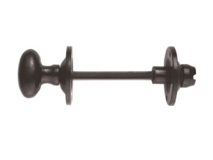 Oval Thumbturn & Release (5Mm Spindle For Bathroom Lock), Black Antique