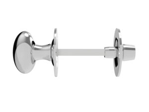 Oval Thumbturn & Release (5Mm Spindle For Bathroom Lock), Polished Chrome