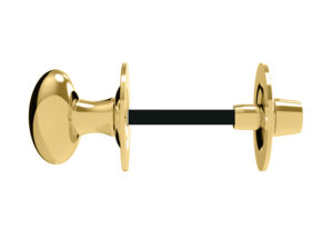 Oval Thumbturn & Release (5Mm Spindle For Bathroom Lock), Polished Brass