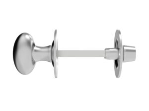 Oval Thumbturn & Release (5Mm Spindle For Bathroom Lock), Satin Chrome