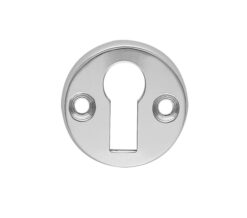 Classic Euro Profile Escutcheons, Satin Chrome