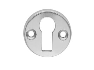 Classic Euro Profile Escutcheons, Satin Chrome