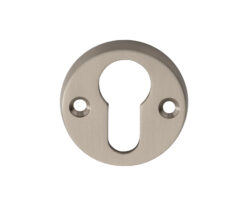 Classic Euro Profile Escutcheons, Satin Nickel