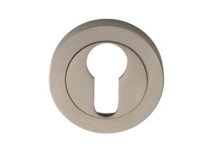 Manital Euro Profile Concealed Fix Escutcheon, Satin Nickel