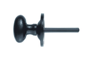 Oval Thumbturn To Operate Rack Bolt (Hardened Steel Spindle), Black Antique