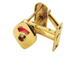 Indicator Bolt With Emergency Release, Polished Brass