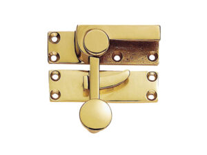 Quadrant Arm Sash Fastener (71Mm X 21Mm), Polished Brass