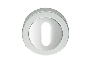 Manital Standard Profile Concealed Fix Escutcheon, Satin Chrome