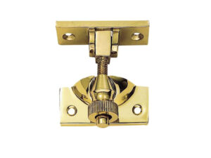 Brighton Pattern Sash Fastener, Polished Brass (Sold In Pairs)