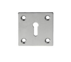 Square Standard Profile Escutcheon (50Mm X 50Mm), Satin Chrome