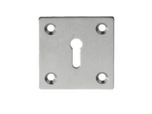 Square Standard Profile Escutcheon (50Mm X 50Mm), Satin Chrome