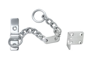 Heavy Door Chain, Satin Chrome