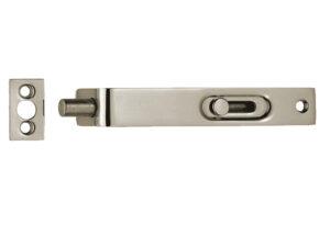 Sunk Slide Action Flush Bolts, Satin Nickel