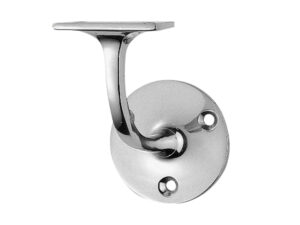 Heavyweight Handrail Bracket, Polished Chrome