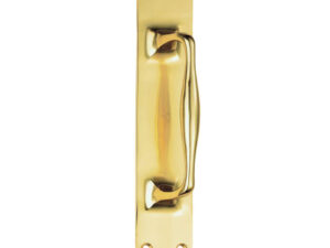 Cast Pull Handle (297Mm X 60Mm), Polished Brass