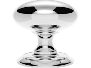 Large Centre Door Knob, Polished Chrome