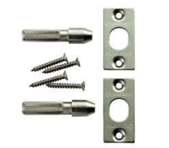 Security Hinge Bolt Set, Grade 316 Satin Stainless Steel