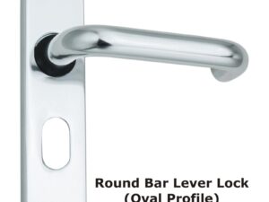 Round Bar Lever Lock (Oval Profile) -150 X 40Mm