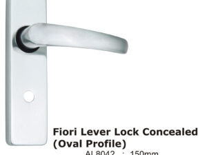 Flail Lever Lock Concealed (Oval Profile) -150Mm