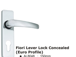 Fiori Lever Lock Concealed (Euro Profile) -150Mm