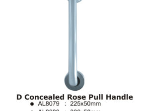 D Concealed Rose Pull Handle -300X50Rnm