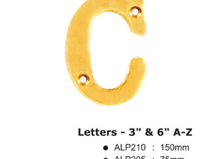 Letters - 3" & 6" A-Z -150Mm