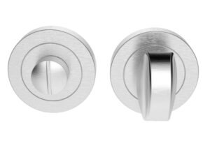 Manital Architectural Concealed Fix Turn & Release, Satin Chrome