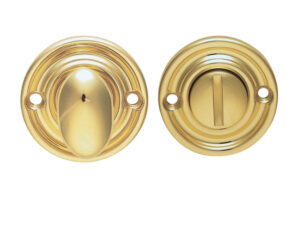 Classic Oval Turn & Release, Polished Brass