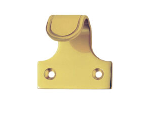 Architectural Grooved Sash Window Lift, Polished Brass