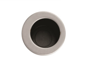 Manital Sliding Door Small Round Flush Pull (29Mm Diameter), Various Finishes