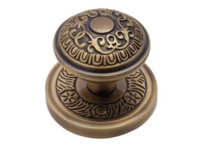 Heritage Brass Aydon Mortice Door Knobs, Antique Brass (Sold In Pairs)