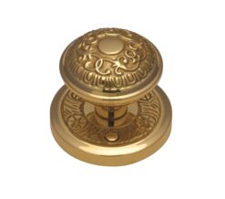 Heritage Brass Aydon Mortice Door Knobs, Polished Brass (Sold In Pairs)