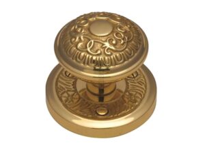 Heritage Brass Aydon Mortice Door Knobs, Polished Brass (Sold In Pairs)