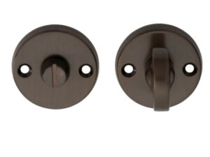 Plain Bathroom Turn & Release, Dark Bronze