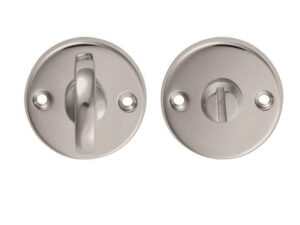 Plain Bathroom Turn & Release, Satin Chrome