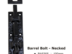 Barrel Bolt - Necked -100Mm