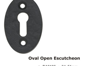 Oval Open Escutcheon -34X51Mm