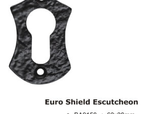 Euro Shield Escutcheon -60X38Mm