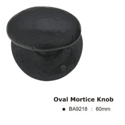 Oval Mortice Knob -60Mm