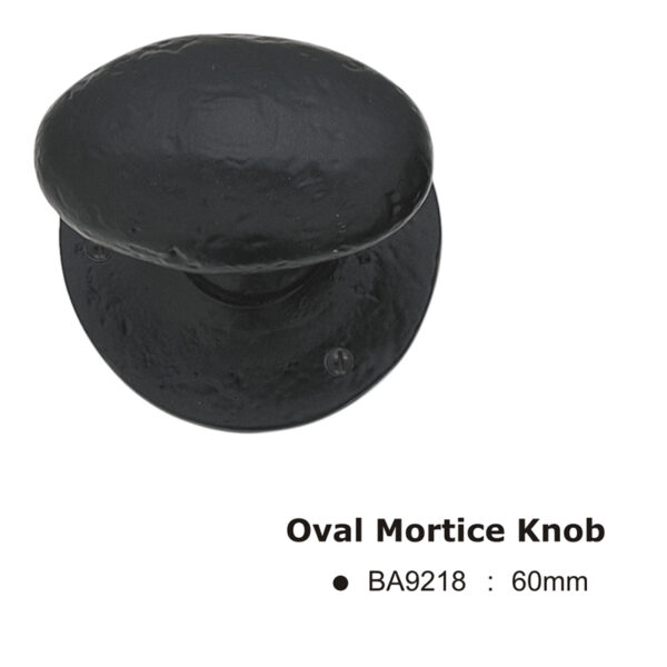 Oval Mortice Knob -60Mm