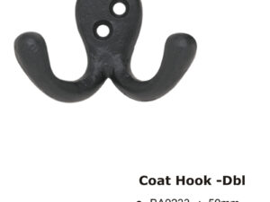 Coat Hook -Dbl -50Mm