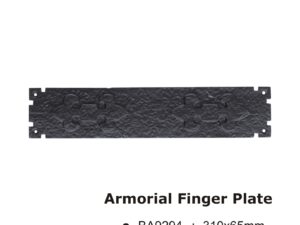 Armorial Finger Plate -310X65Mm