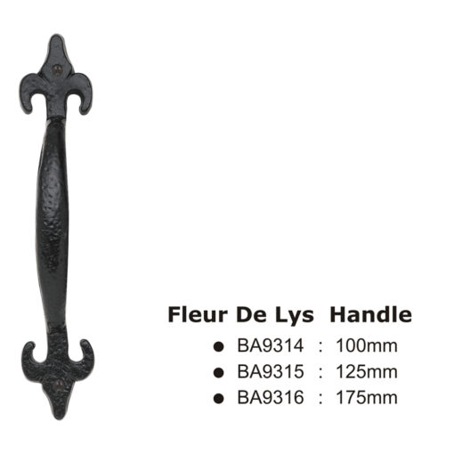 Fleur De Lys Handle -100Mm