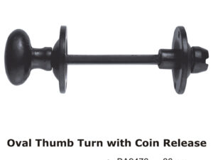 Oval Thumb Turn With Coin Release -38Mm