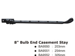 W' Bulb End Casement Stay -254Mm