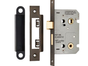 Eurospec Residential Bathroom Lock (64Mm Or 76Mm), Matt Bronze