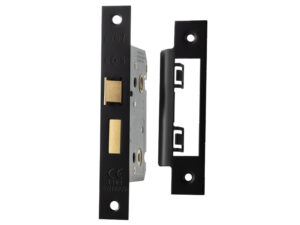 Eurospec Residential Bathroom Lock (64Mm Or 76Mm), Matt Black